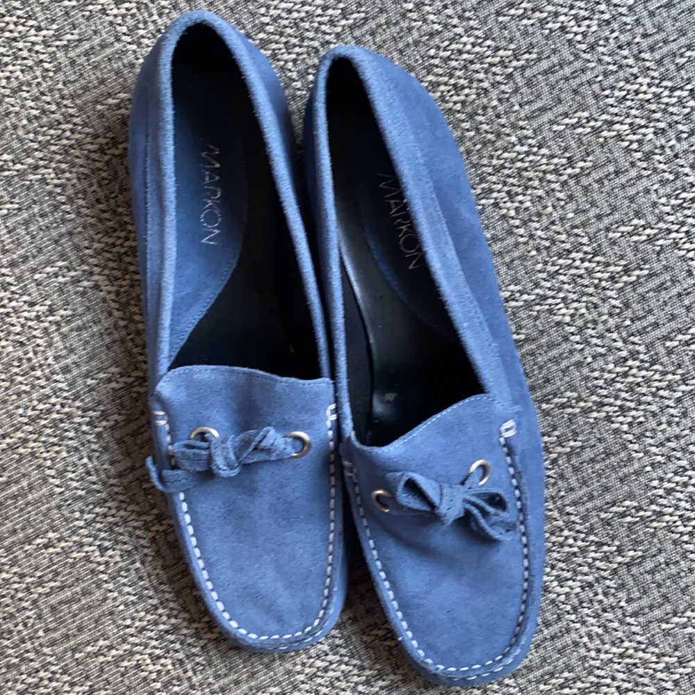 Markon Suede Leather Jeri Loafer Slip On 10